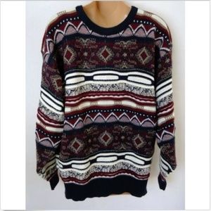 Sweater Coogi Style Biggie Textured Vintage